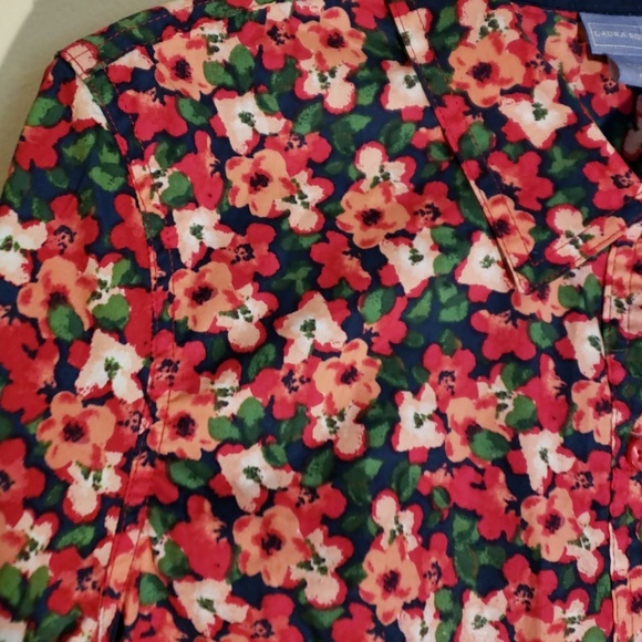 2/$10 Laura Scott button down blouse - Picture 2 of 5